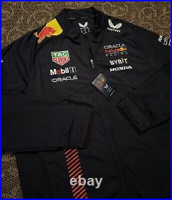 Red Bull Racing 2023 Team Castore Unisex Softshell Raglan Full-Zip Jacket XL