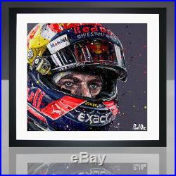 Red Bull Racing Formula 1 Max Verstappen Framed Print Paul Oz
