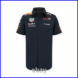 Red Bull Racing Mens Team Dress Shirt Navy 2022