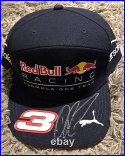 Red Bull Racing Puma SIGNED Daniel Riccardo F1 Formula 1 Cap Hat Snapback NEW