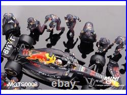 Red Bull Racing Rb18 #11 Perez Abu Dhabi 2022 Pit Crew Set 1/64 Tsm Mgts0008