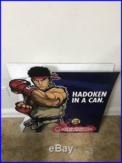 Red Bull Street Fighter V Ryu Standee Brand New Unused. Approx 55 Tall Hadoken