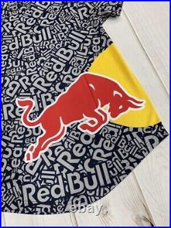 Red Bull T-Shirt Athlete Only NAVY BLUE L NEW JP