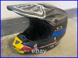 Red Bull Troy Lee Designs Motocross Helmet Size Large Athlete Oakley NEW