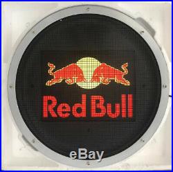 Red Bull equalizer logo Display Loudspeaker 15 LED Back Light, NEW OPEN BOX