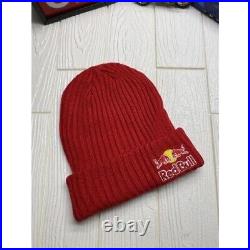 Red Bull knit hat Beanie athlete only red rare NEW JP