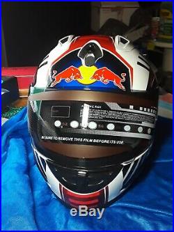 Redbull Motorcycle Helmet, Medium size, You'll be the COOLEST GUY ON THE BLOCK