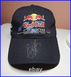Sebastian Vettel Hand Signed Cap Autograph Red Bull Racing Formula One Team F1