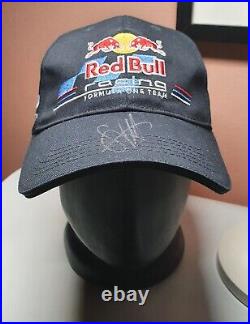 Sebastian Vettel Hand Signed Cap Autograph Red Bull Racing Formula One Team F1