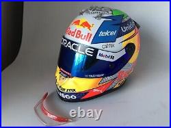 Sergio Perez 2022 Red Bull Racing Mini Helmet 12 F1