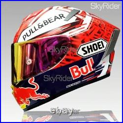 Shoei X14 X-Spirit 3 Motorcycle Full Face Helmet Red Bull Marc Marquez Moto GP