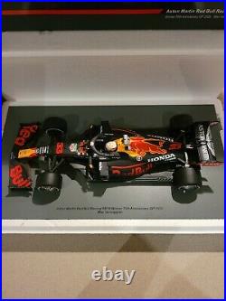 Spark 118 Red Bull Honda RB16 Max Verstappen 2020 70th Anniversary GP Winner
