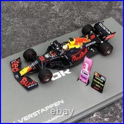 Spark 1/43 Red Bull RB16B F1 Winner GP Abu Dhabi World Champion 2021 Verstappen