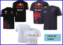 T Shirts Red Bull Pack Of 3 Navy, Black And White Colors Shipping Free