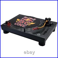 Technics SL-1200MK7 Limited Edition Red Bull BC One DJ Turntables w Black Cases