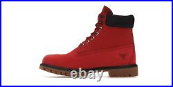 Timberland 6 Premium Chicago Bulls Red TB0A2856P92 Men's Size 8.5