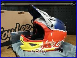 Troy Lee D3 Red Bull Helmet size L