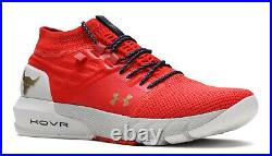 Under Armour HOVR Men Project Rock 2 Veterans Day Red Training Shoes 3022024 604