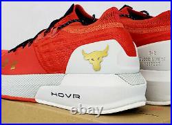 Under Armour HOVR Men Project Rock 2 Veterans Day Red Training Shoes 3022024 604
