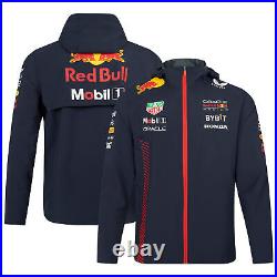 Unisex Castore Navy Red Bull Racing 2023 Team Water-Resistant Full-Zip Jacket