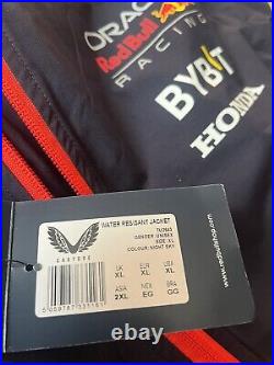 Unisex Castore Navy Red Bull Racing 2023 Team Water-Resistant Full-Zip Jacket XL