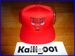 VTG Red Chicago Bulls SNAP BACK HAT G Cap Starter OG Raiders Kings Sharks B