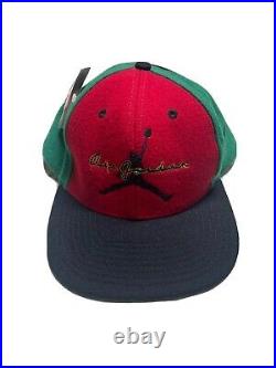 Vintage Nike Air Jordan 23 Strapback Hat Cap Wool RARE Chicago Bulls