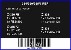 Wera 05227700001 Red Bull Racing Screwdriver Set Kraftform Pl 60590 JAPAN