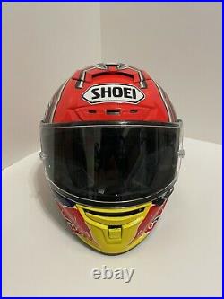 X14 Motorcycle Full Face Helmet Red Bull Marquez 93 Moto GP Racing (Size M)