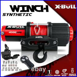 X-BULL Upgraded Version Electric Winch 4500LBS Synthetic Truck Trailer Off-Road